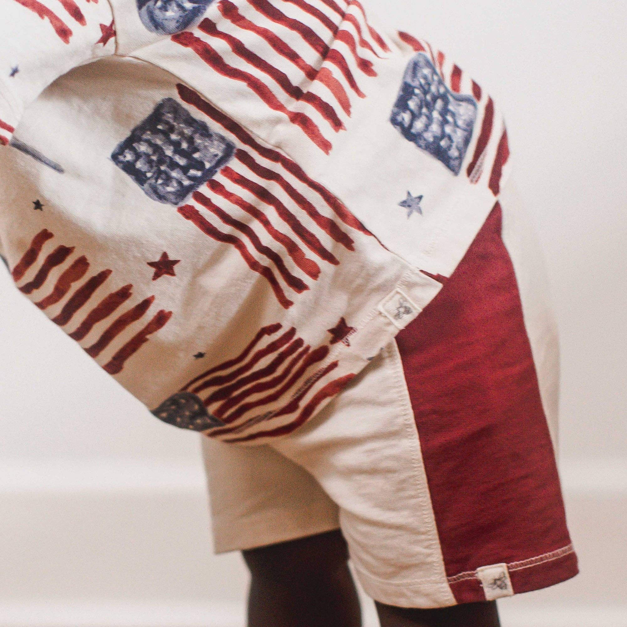 American Flag Boy Tee & Shorts Set
