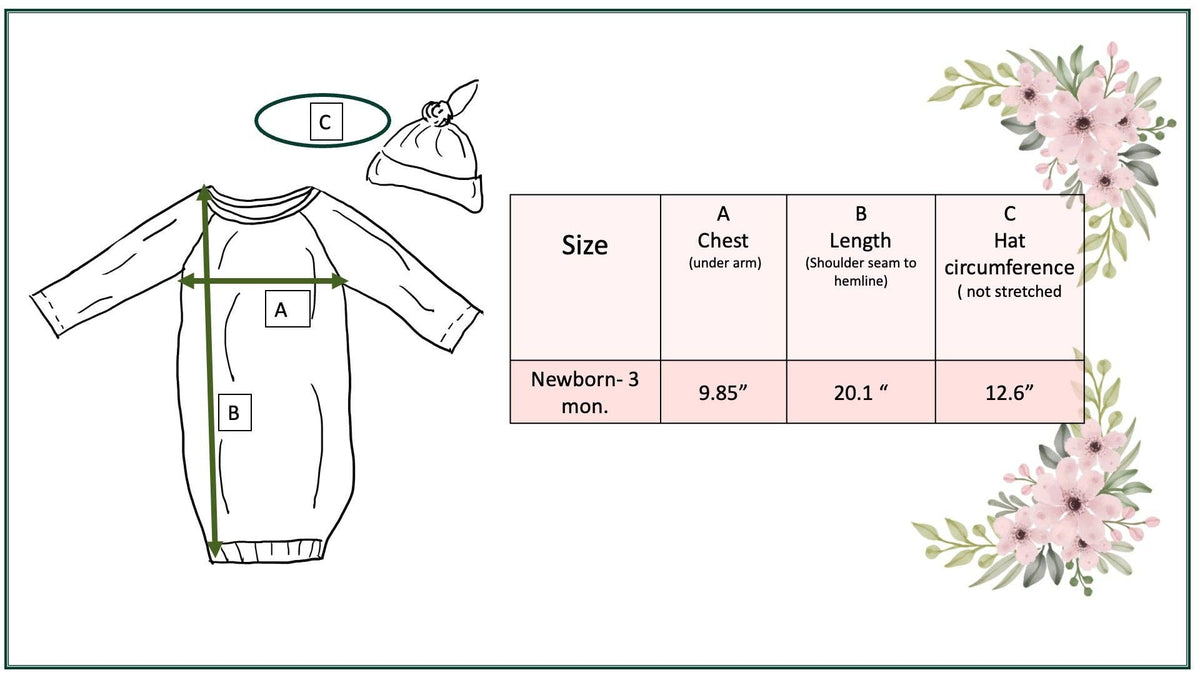 Kids Green Light Camo Baby Gown Set