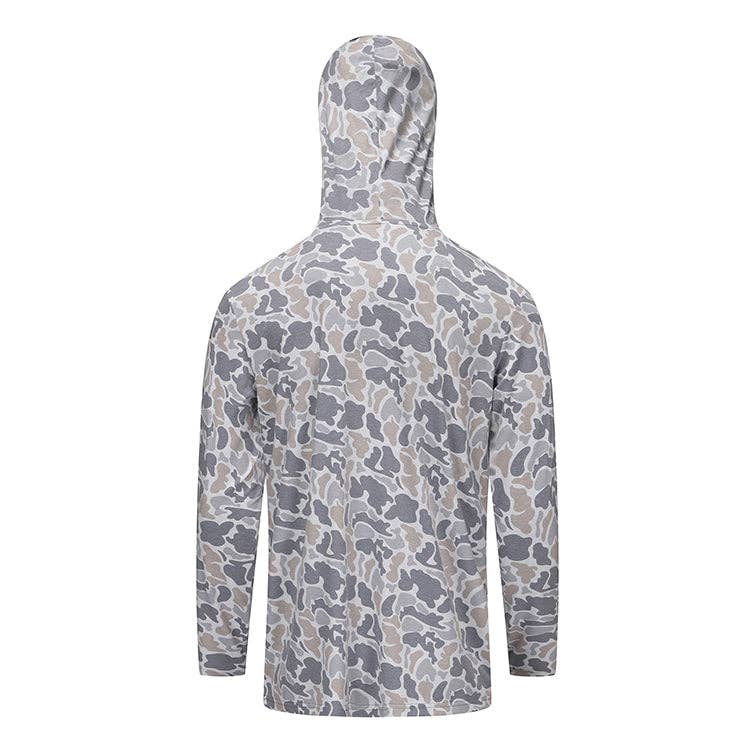 Honey Hole Outdoors Drift Performance Hoodie - Smoke Camo