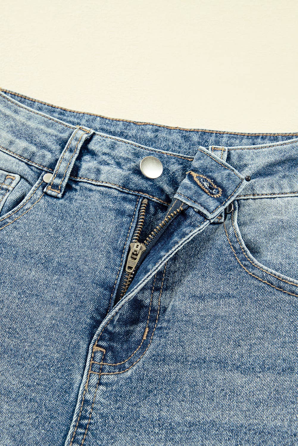Vintage Washed Seam Detail Shift Jeans