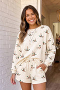Mallard Drawstring Shorts Set by LA Society