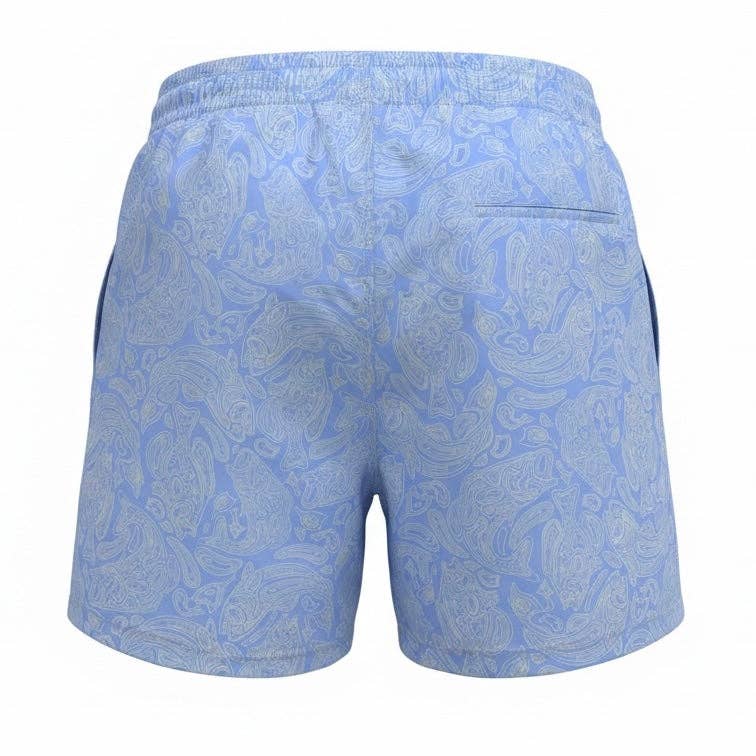The Weekender Shorts - Fish Topo by Honey Hole Outdoors