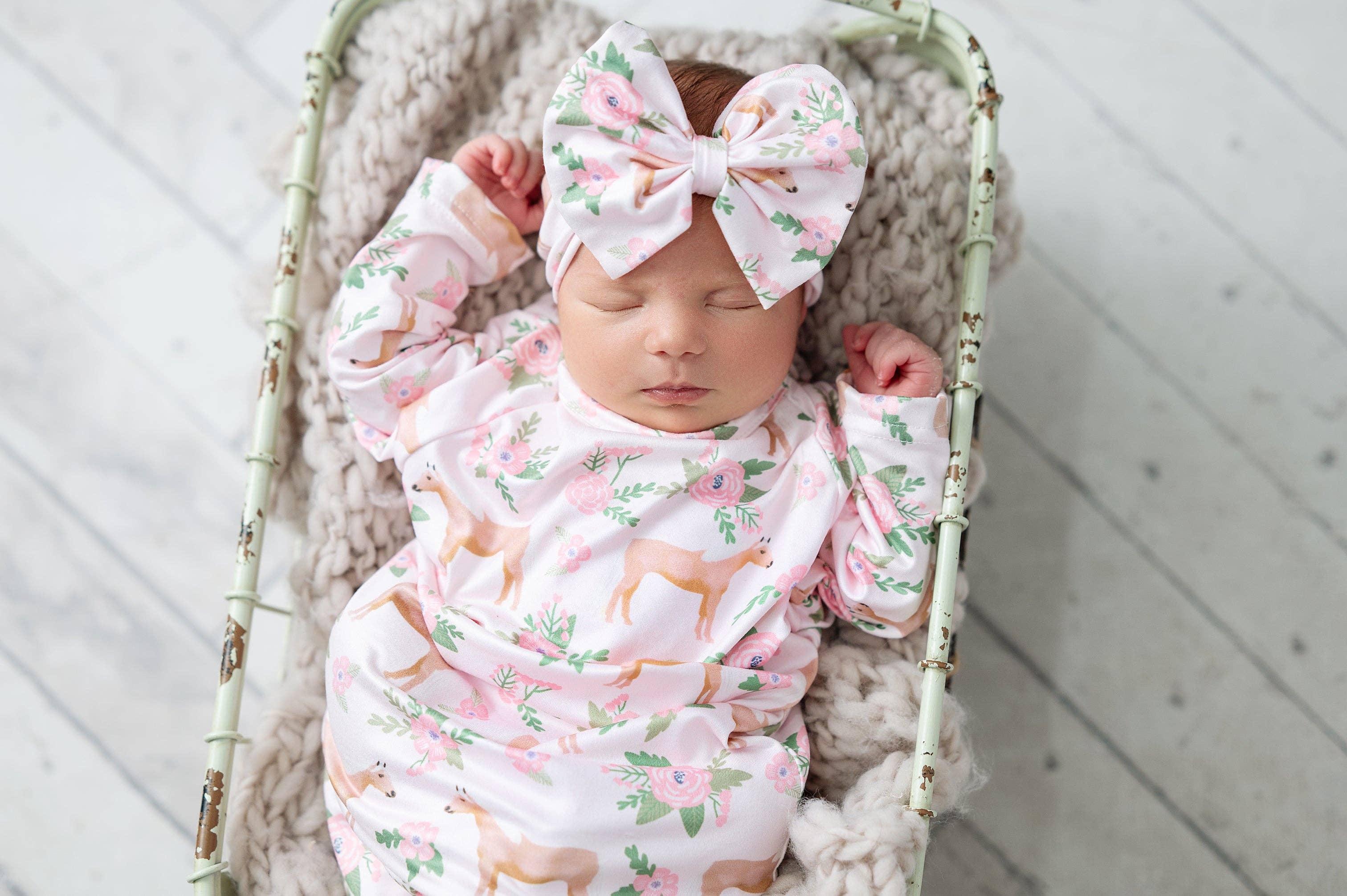 Infant Girls Cowgirl Baby Gown